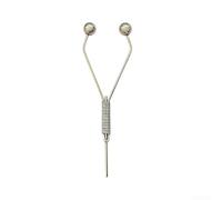 Zoegneer Fly Tying Bobbin Holder Stainless Steel Soft Grip Design for Reduced Fatigue - Essential Lure Baits Making Tool 11.6cm