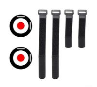 Zoegneer Football Training Target Hanging Goal Accuracy Aid Adjustable Strap 42-60cm TPE ABS Practice Equipment for Improving Shot Precision Diameter 18cm(25cm 2pack)