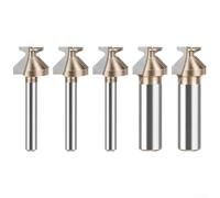 Zoegneer Gold Carbon Steel Router Drill Bit for Smooth Bending in Woodworking Furniture and Cabinet Making with Seamless Forming Design Available in 1 4 Inch 1 2 Inch 8MM 6MM(1/4inch shank)