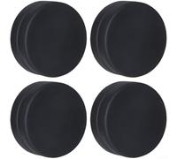 Zoegneer Heavy Duty Magnetic Curtain Weights 8 Oz Each With 6 Strong Magnets Waterproof Rustproof Rubber Coated For Outdoor Patio Gazebo Beach Cabana Drapes Privacy Panels White B(1 pair of black)