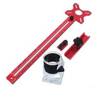 Zoegneer Heavy Duty Router Milling Groove Bracket Aluminum Alloy Trimming and Milling Machine for Woodworking 17.4 * 3.54in(B)