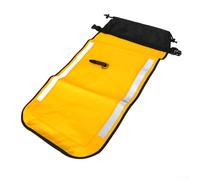 Zoegneer Inflatable Nylon Paddle Floating Bag Bright Yellow with Reflective Strips for Kayak Canoe and Rubber Boats 40x60cm Double Airbags Quick Release Buckle Storage Layer