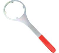 Zoegneer Metal Water Filter Wrench 4.8 Inch for Whole House | Fits models 152037, 150295, WW34, heavy duty steel construction, ergonomic rubber handle