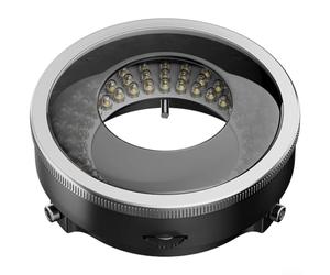 Zoegneer Microscope Polarized LED Ring Light with 96 Angle LEDs and Rotatable Analyzer for Glare Reduction on Metallic Objects Bright Energy Saving Illumination Housin