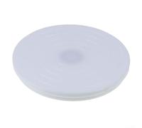 Zoegneer Mini Coloring Turntable Plastic Turntable Cake Decorating Turntable Rotating Revolving Plate For Sugar Flipping Frosting Biscuit(White)