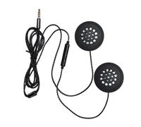 Zoegneer Motorcycle Helmet Headset 3.5mm Inline Headset Wired Headset Adjust Volume Play Or Pause Songs And Receive Calls
