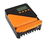 Zoegneer MPPT Solar Charge Controller 12V 24V with LCD Display and Dual USB Ports for RV Off Grid Cabin Gel Sealed Flooded Battery Systems High Efficiency Tracking(40A)