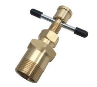 Zoegneer Olive Oil Extractor Hand Tool 15mm 22mm Solid Brass Compression Fitting Remover with Double Rod Adjustment Anti Slip Handle for Plumbing and Car Repair DIY Maintenance