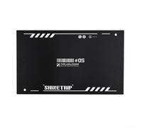 Zoegneer Outdoor Camping Storage Basket Large Capacity 14.8L Detachable Folding Portable Box with Stainless Steel Frame 300D Oxford Cloth Mesh and Aluminium Alloy Cover for Hiking(Cover plate)