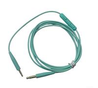Zoegneer Oxygen Copper Audio Cable 1.4m With Integrated Microphone For Bose QC25 For QC35 For QC35 II QC45 NC700 Y45 Y50 Headphones For Clear Fidelity Sound (green)