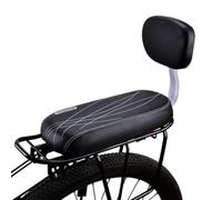 Zoegneer Rear Back Seat With Back Rest Cushion Armrest Footrest Set With Handle And Pedals, Kids Bike Seat Carrier For Mountain Bikes Ebikes(saddle)