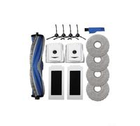 Zoegneer Replacement Accessory Set for Ecovacs Pro Robot Vacuum Cleaner with Main Brush, 4 Side Brushes, 2 Filters, 2 Dust Bags and 4 Mop Cloths for Effective Home Floor