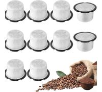 Zoegneer Replacement Carbon Coffee Maker Water Filters For GE Cafe Grind & Brew Machines For Effectively Reduce Calcium And Minerals To Improve Coffee Taste White 15X10x4cm(10 pieces)
