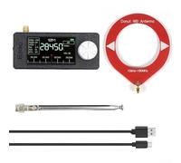 Zoegneer SI4732 Full-Band Radio Receiver With 1.9 Inch IPS Screen Portable Loop Antenna 800MAh Battery ESP32-S3 Control For AM FM LSB USB 0.5-108MHz (C)