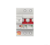 Zoegneer Smart WiFi Circuit Breaker 2P Remote Control Switch With Overload Protection 20A 25A 32A AC 85-250V For Smart Life App Voice Control For Home Automation(20A)