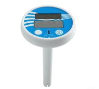 Zoegneer Solar Powered Digital Pool Thermometer Floating Waterproof Temperature Gauge with Large Easy Read Display Celsius Fahrenheit for Swimming Pools Spas Hot Tubs Fish Ponds A