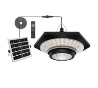 Zoegneer Solar Shed Light 1000 Lumens 228 LED With Remote Motion Sensor And 5 Lighting Modes IP65 Waterproof Outdoor Indoor Use Two Colour With Separate Solar Panel For Yard Garden Patio