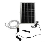 Zoegneer Solar Water Pump 12V DC Submersible Pump Solar Fountain Pump Kit for Aquarium Fish Tank Fountain Pond Rockery Outdoor Circulation System (10W-with Switch)
