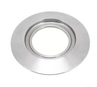 Zoegneer Stainless Steel Door Lock Bezel Ring Security Surround Upgrade For Ford Transit Custom 2012-2022 75mm Diameter CNC Machined Theft Deterrent Direct Fit Left Right Hand Dri