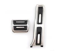 Zoegneer Stainless Steel Gas and Brake Pedal Covers with Non Slip Design for Enhanced Driving Safety and Comfort, No Drill Installation Car Interior Styling Accessories o