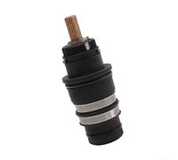 Zoegneer Thermostatic Shower Valve Core for 9828282000 Brass Mixing Cartridge Replacement for Bathroom Faucet Leak Proof Black Finish Easy Install