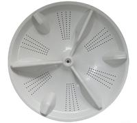 Zoegneer Washing Machine Impeller Pulsator for Panasonic W0501-7XC00 35cm 11 Teeth with M8 Screws ABS White Replacement Part