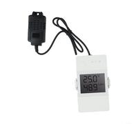 Zoegneer WiFi Smart Switch LCD Temperature And Humidity Monitoring Module With 16A/20A High Load Support, Historical Data Review LAN And Voice Control (16A)