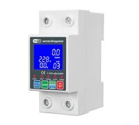 Zoegneer WiFi Water Pump Motor Controller for Tuya Smart Remote with 63A Capacity Leakage Protection Bidirectional Metering Overcurrent Delay Function and ABS Housing for H