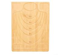 Zoegneer Wooden Beading Design Tray for DIY Handmade Jewelry Making and Display Tools Beaded Craft Board 38 x 29 cm