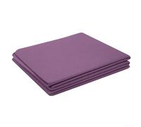 Zoegneer Yoga Mat Foldable Portable Anti-Slip 5Mm Thick Exercise Mat Folding Rest Mats For Fitness Pilates Workout Indoor Outdoor Use 183X61cm TPE (Purple)