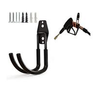 Zoele Wall Mount Car Washer Hanger, Heavy Duty Metal High Pressure Water Gun Holder Rack, Hook for Spray Gun/Garden Hose/Water Hose (Black)