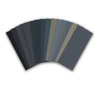 zoerbufan 15 Sheet Sandpaper 80 To 3000 Grits, Ultra Fine Wet and Dry Sandpaper 9x3.6 Inch for Cars Polishing Metals Walls Wood Furniture Sanding