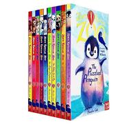 Zoe's Rescue Zoo 10 Books Collection Set by Amelia Cobb (The Puzzled Penguin, The Lonely Lion Cub, The Playful Panda, The Silky Seal Pup, Eager Elephant,Lucky Snow Leopard, Pesky Polar Bear and More)
