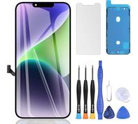 ZOETEC Display For iPhone 14 Plus Screen Replacement 6.7" LCD Full HD Retina COF Touch Screen Digitizer Assembly with Repair Tools, Waterproof Adhesive, Tempered Glass