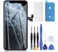 ZOETEC Screen Replacement For iPhone 11 Pro, 5.8" LCD Full HD Retina Display COF Touch Screen Digitizer Frame Assembly with Repair Tool Kits, Waterproof Adhesive, Tempered Glass