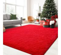 ZOETOOL Area Rugs for Living Room, 8x10ft Large Washable Soft Fluffy Shag Rug, Modern Minimalist Solid Large Rugs Indoor, Non-Slip Plush Rug Carpet for Living Room, Bedroom, Playroom, Home Decor