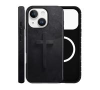 ZOEVEES Magnetic Case for iPhone 13/14, Compatible with MagSafe, Aesthetic Christian Cross Camo Cute Design, Hybrid 2-Layer Hard Shell Phone Cover
