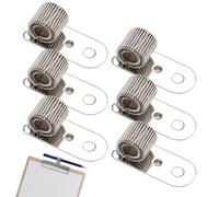 ZoeWei Pen Holder for Notebook, 3 PCS Pen Holder Clip Adjustable with Spring Fits for Clipboard Notebook
