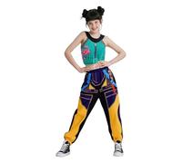 Zoey Cosplay Costume For Girls, K Pop Demons Hunters Pop Singers Zoey Idol Stage Role Play Outfits, Kids P-op Singers Costume Halloween Cosplay Stage Dress Up For 4-14 Years