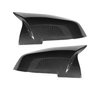 Zoeyilan 2PCS Door Mirror Cover Carbon Fiber Style Replacement Glossy Appearance Luxury Decoration for 1 2 3 4 X M i3 Hatchback Coupe Sedan 2012-2018