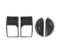 Zoeyilan 4PCS Sports Mode Switch Frame Cover Trim Carbon Fiber Comfortable Touch Replacement For URUS 2018 to 2021