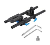 Zoeyilan FOTGA DP500 II Aluminium Alloy Black 15mm Rail Rod Support System for DSLR Digital Camera
