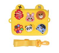 Zoeyilan Kids Camera Case, Camera Case Compatible, Storage Bag, Shoulder Bags, for Christmas or Birthday Gifts Toys for Toddler and Teenagers (Yellow)