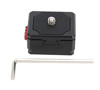 Zoeyilan Mini Quick Release Plate, Camera Tripod Mount QR Plate Adapter with 1/4in Screw Thread and Self Locking Function for VMount Battery, Tripod Stabilizer Slider Gimbal