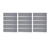 Zoeyilan Stair Treads Carpet 15 pcs for Wooden Steps with Non Slip Rubber Backing, 76 x 20.5cm / 29.9 x 8in Runners with Self-Adhesive Backing for Elders and Dogs (Smoke stripes)