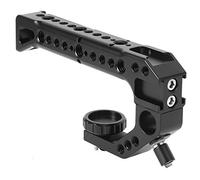 Zoeyilan Universal Camera Lifting Handle Aluminium Alloy with 4 Cold Shoe Mount 1/4 3/8 Inch Screw Hole