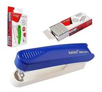 ZOFAX Classic Stapler, 1000 x 10-1M Staples, 20 Sheets Stapling Capacity, Blue Body, School Office Home Use, 1 x iZOFAX Black Ball Pen
