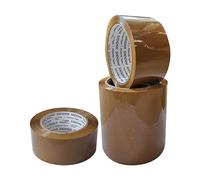 ZOFAX Packaging Tape Rolls, BROWN, 48mm x 130m, Pack of 6, Versatile Packaging Tape for Secure Cardboard Boxes Postage Moving House Strong Adhesive Packing Tape