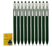 ZOFAX TrioClic Retractable Ballpoint Pens, GREEN, Medium Point (1.0mm), Pack of 50, Smooth Writing, Triangular Grip, Bulk Pack, Perfect for School Office Home Business Hospital Everyday Use