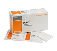 Zoff Remove Adhesive Remover 20 Wipes with Moisturising Aloe (New Zoff) | Gentle & Effective Removal of Tape, Strapping & Residues